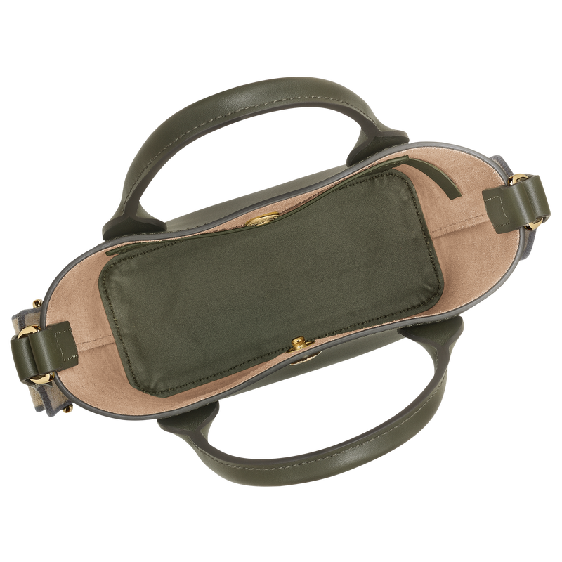 Épure XS Tote bag , Khaki - Leather  - View 5 of  6