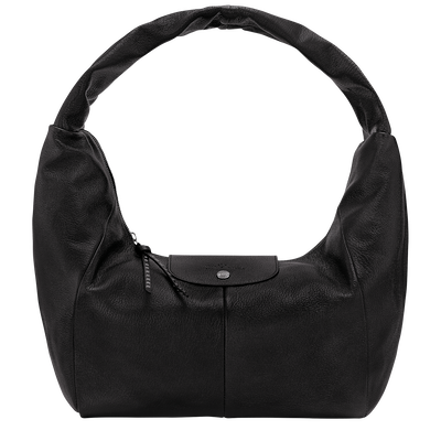 Le Pliage Xtra L Hobo bag , Black - Leather