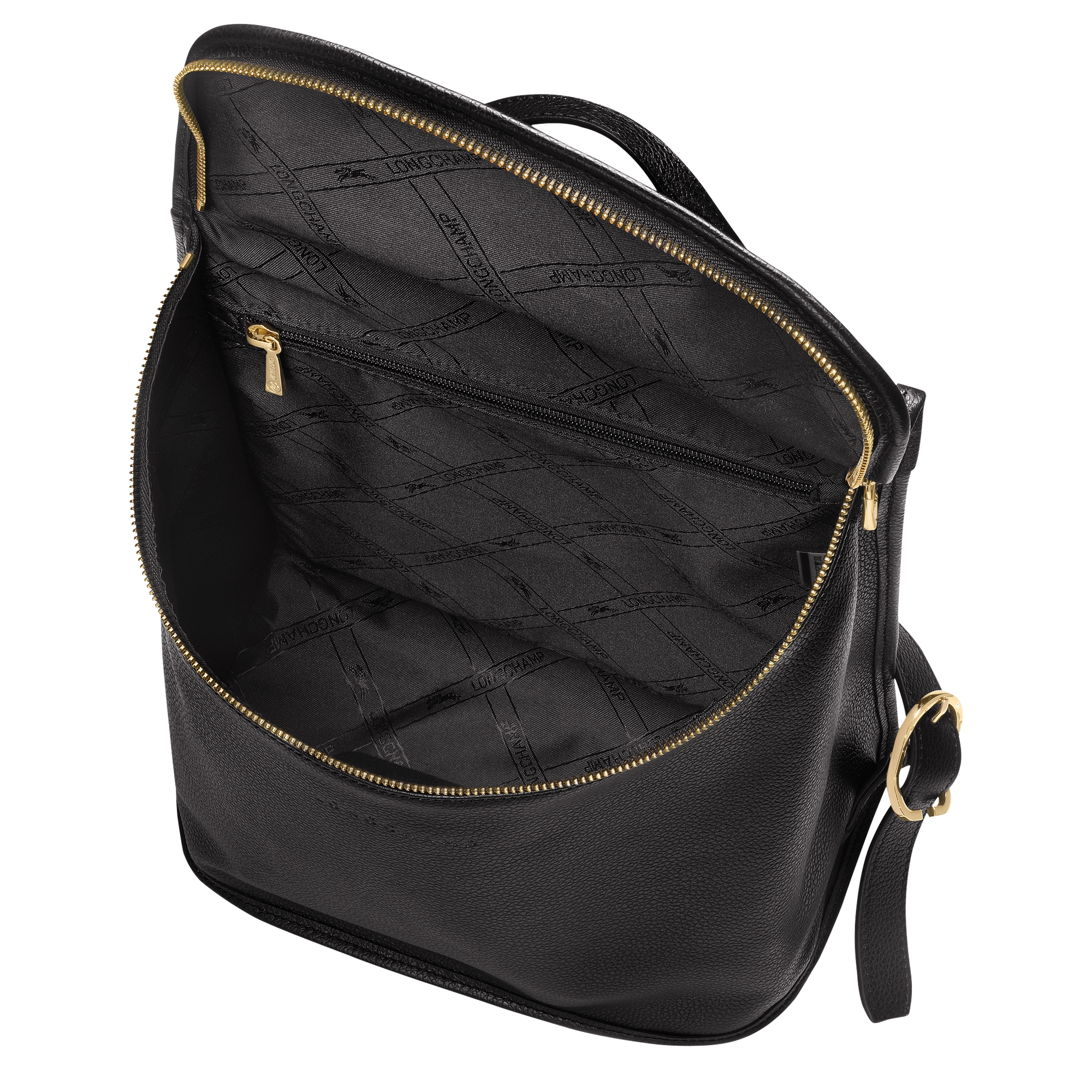 Backpack M, Black - View 5 of
6 - zoom in Le Foulonné Backpack M, Black