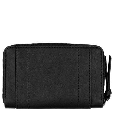 Longchamp 3D Wallet , Black - Leather