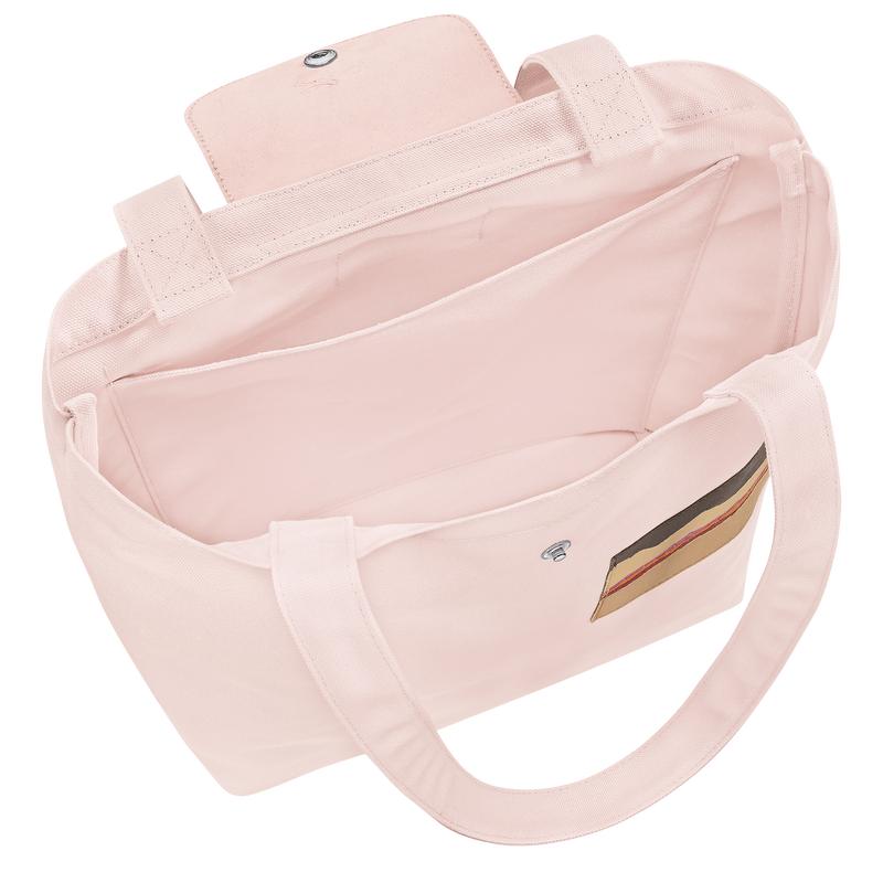 Caroline H&eacute;lain x Longchamp M Tote bag , Ballet - Canvas  - View 4 of  5
