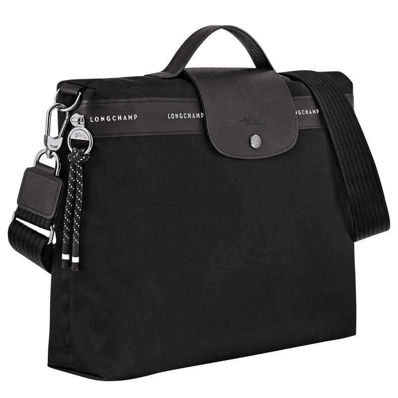 Le Pliage Energy Briefcase , Black - Canvas  - View 3 of  6