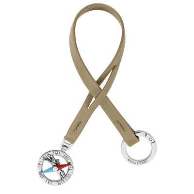 Le Pliage Collection Key ring , Lichen - Leather