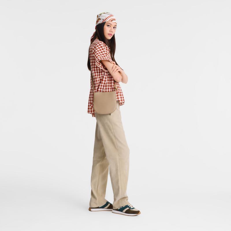 Le Roseau S Crossbody bag , Root - Leather  - View 2 of  4