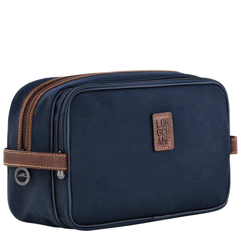 Boxford Toiletry case , Blue - Recycled canvas  - View 2 of  5
