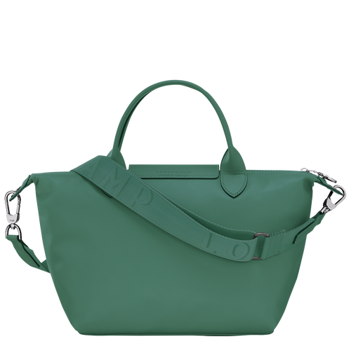 Le Pliage Xtra S Handbag , Sage - Leather - View 4 of  5