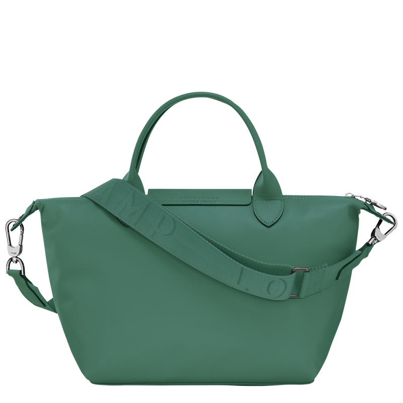 Le Pliage Xtra S Handbag , Sage - Leather  - View 4 of  5
