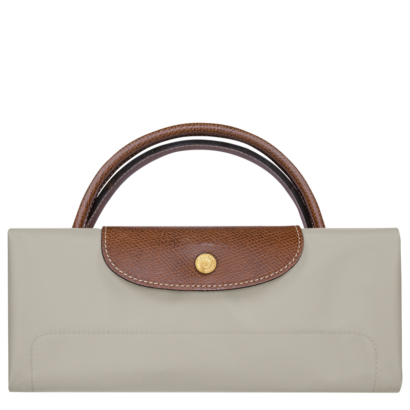 Le Pliage Original L Travel bag , Pebble - Recycled canvas  - View 7 of  7