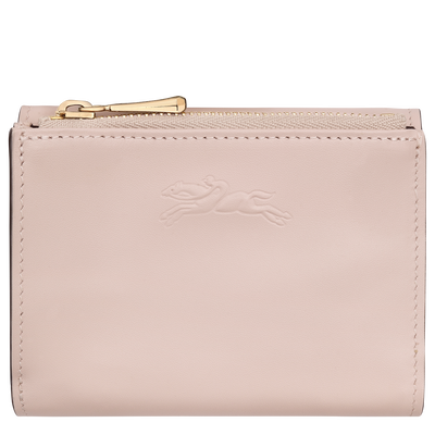 Épure Compact wallet , Petal Pink - Leather
