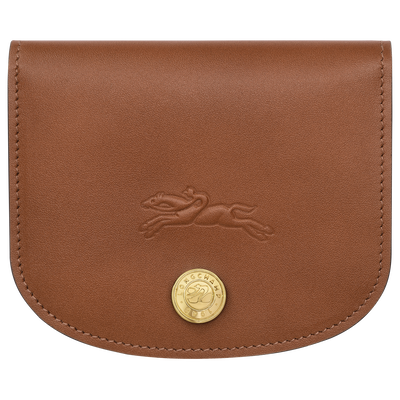 Épure Card holder , Cognac - Leather