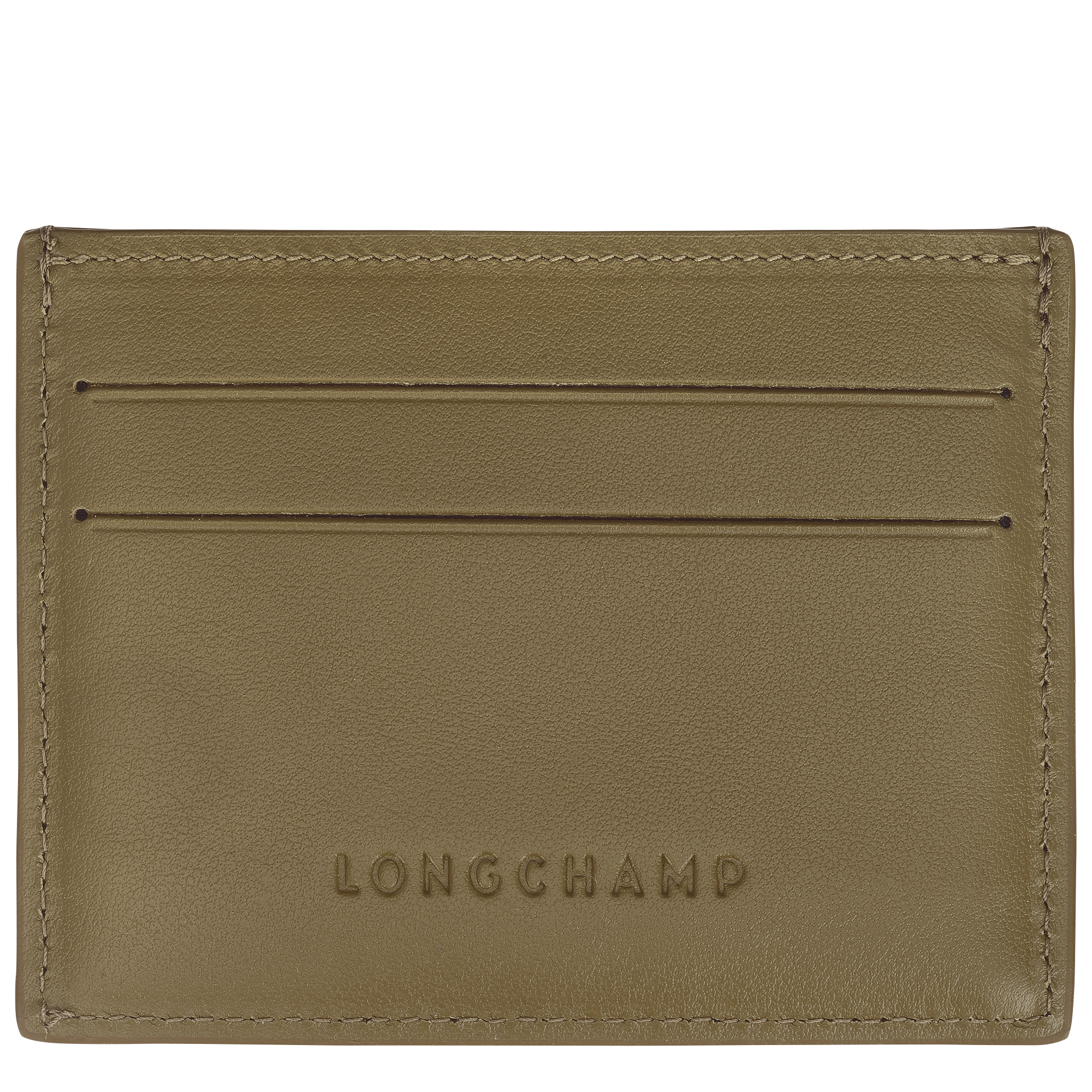 Card holder, Olive - View 2 of 
        2 - zoom in Le Roseau Card holder, Olive