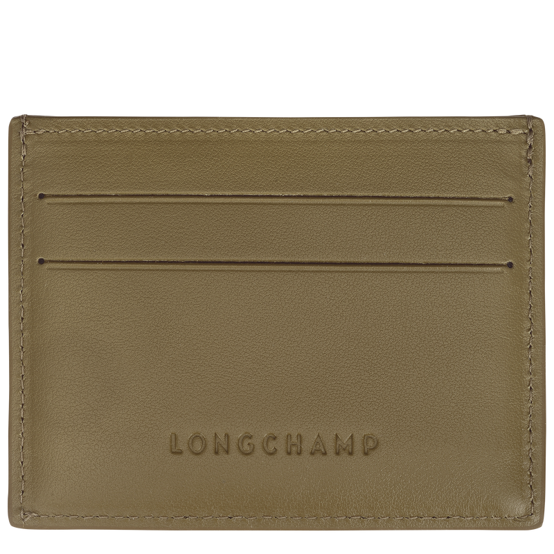 Le Roseau Card holder , Olive - Leather  - View 2 of  2 Le Roseau Card holder , Olive - Leather  - View 2 of  2