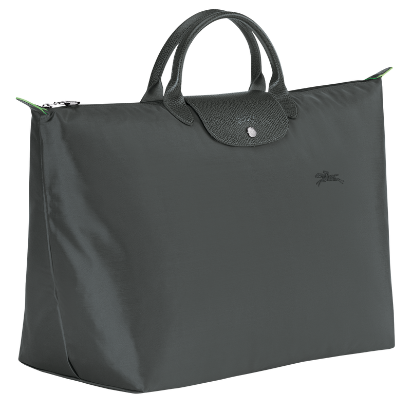 Le Pliage Green L Travel bag , Graphite - Recycled canvas  - View 3 of  6
