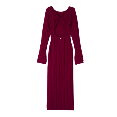 null Long dress, Beetroot