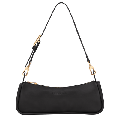 Looong M Shoulder bag , Black - Leather