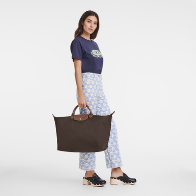 Le Pliage Original Travel bag L, Ebony