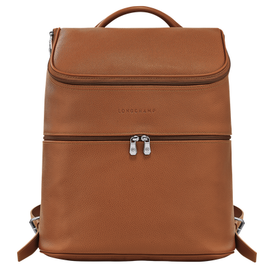 Le Foulonn&eacute; Backpack , Caramel - Leather