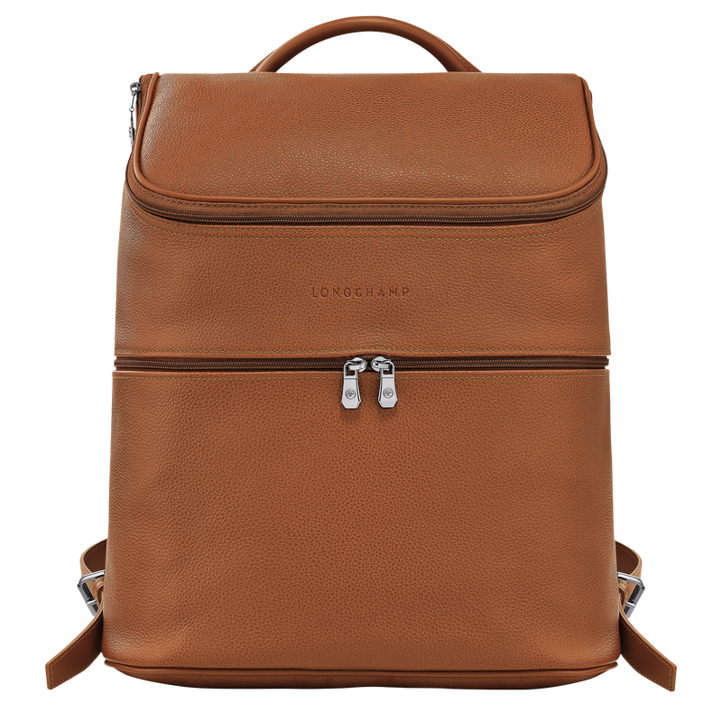 Le Foulonn&eacute; Backpack , Caramel - Leather  - View 1 of  5