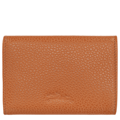 Le Foulonn&eacute; Compact wallet , Amber - Leather