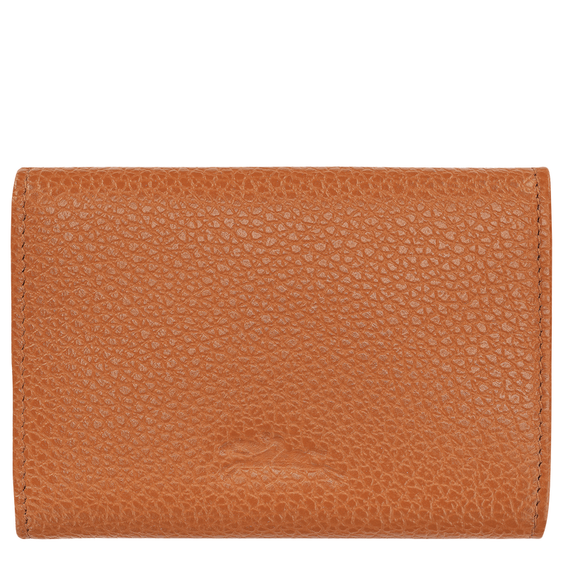 Le Foulonn&eacute; Compact wallet , Amber - Leather  - View 2 of  3