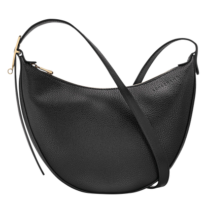 Le Foulonné S Crossbody bag , Black - Leather