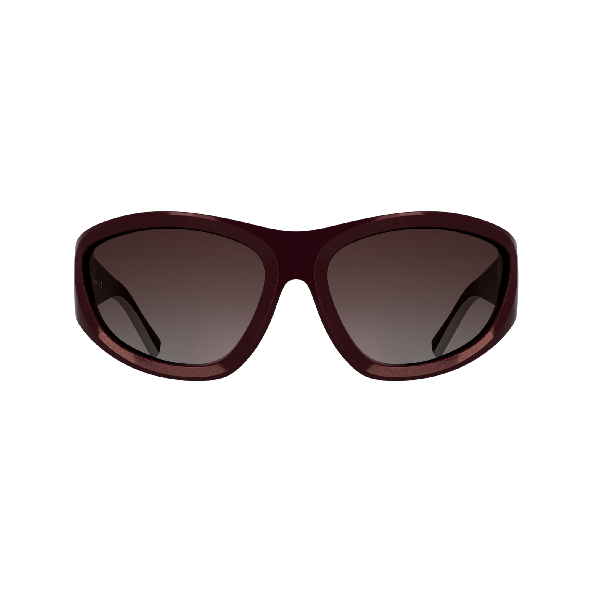 null Sunglasses, Burgundy metallic