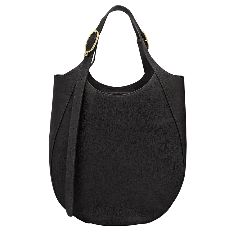 Le Foulonné XL Tote bag , Black - Leather  - View 4 of  6
