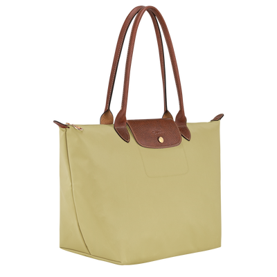 Le Pliage Original L Tote bag , Pistachio - Recycled canvas