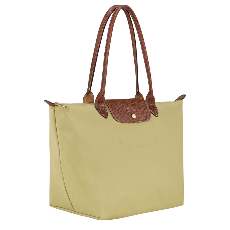 Le Pliage Original L Tote bag , Pistachio - Recycled canvas  - View 2 of  6