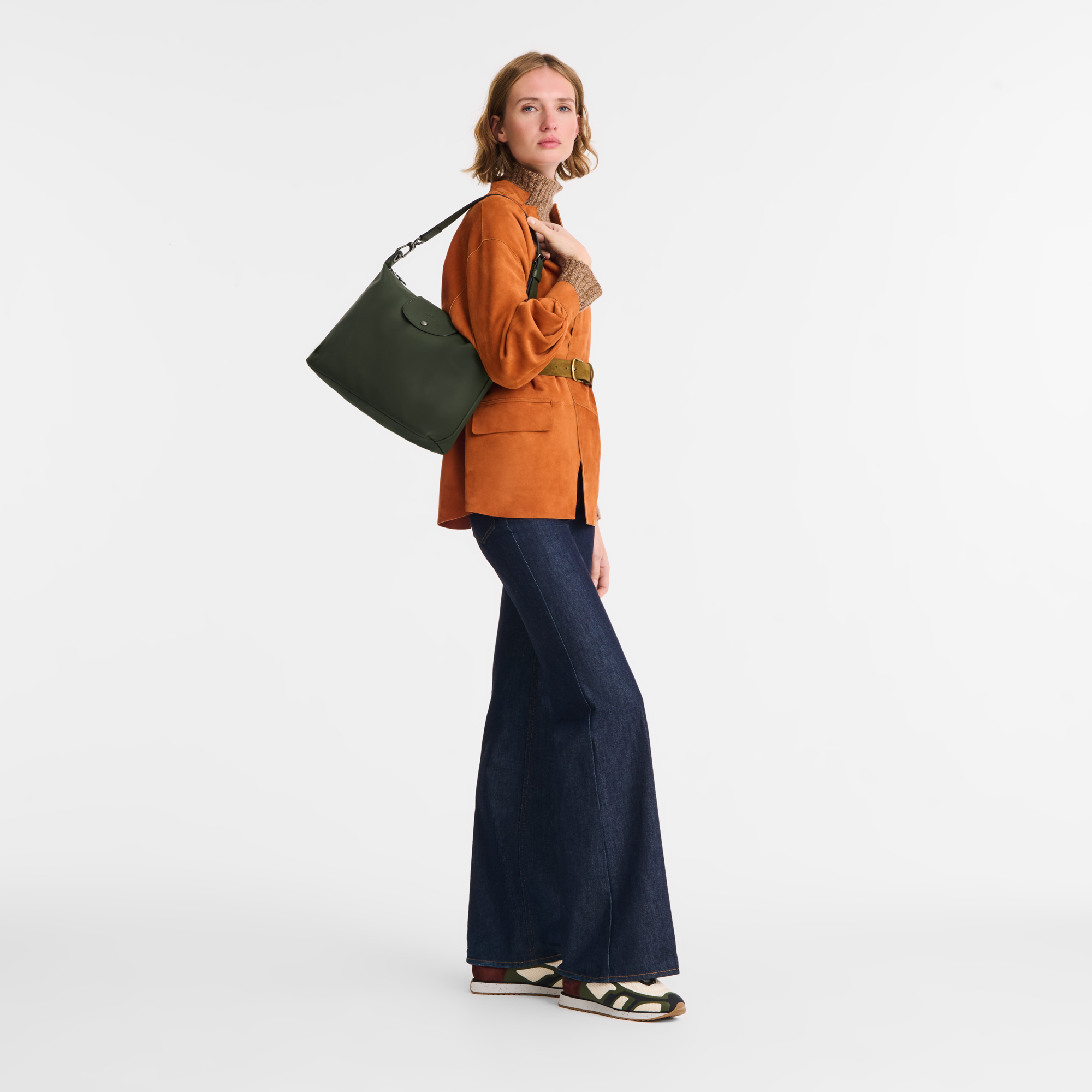 Le Pliage Xtra Hobo bag M, Fir