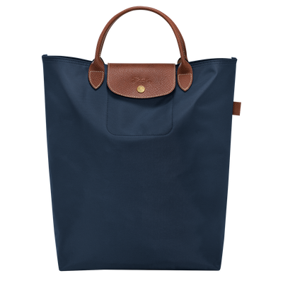 Le Pliage Original M Tote bag , Navy - Canvas