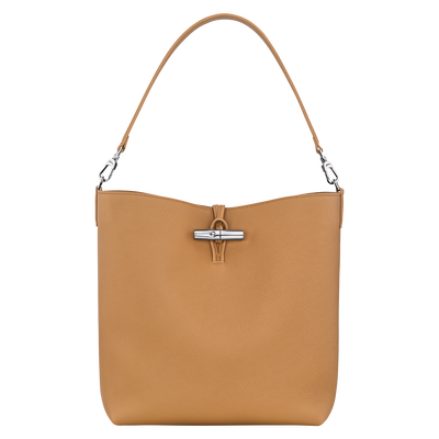 Le Roseau M Hobo bag , Walnut - Leather
