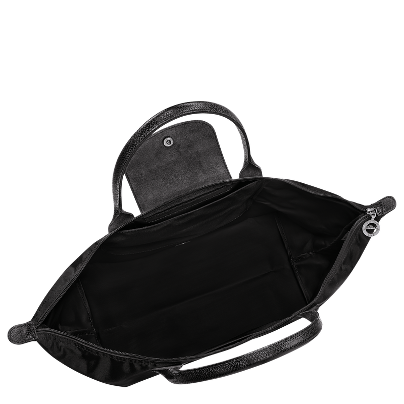 Le Pliage One L Handbag , Black - Recycled canvas  - View 5 of  8