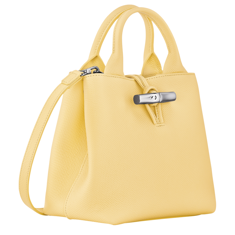 Le Roseau S Handbag , Yellow Chick - Leather  - View 3 of  6