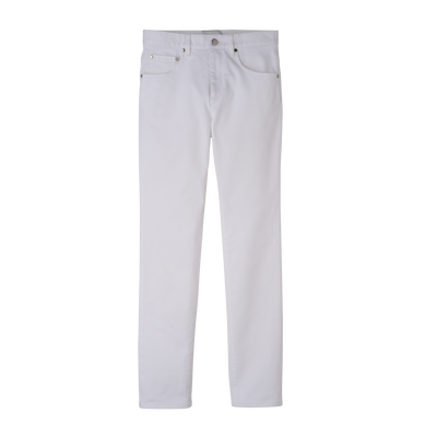 null Trousers, White