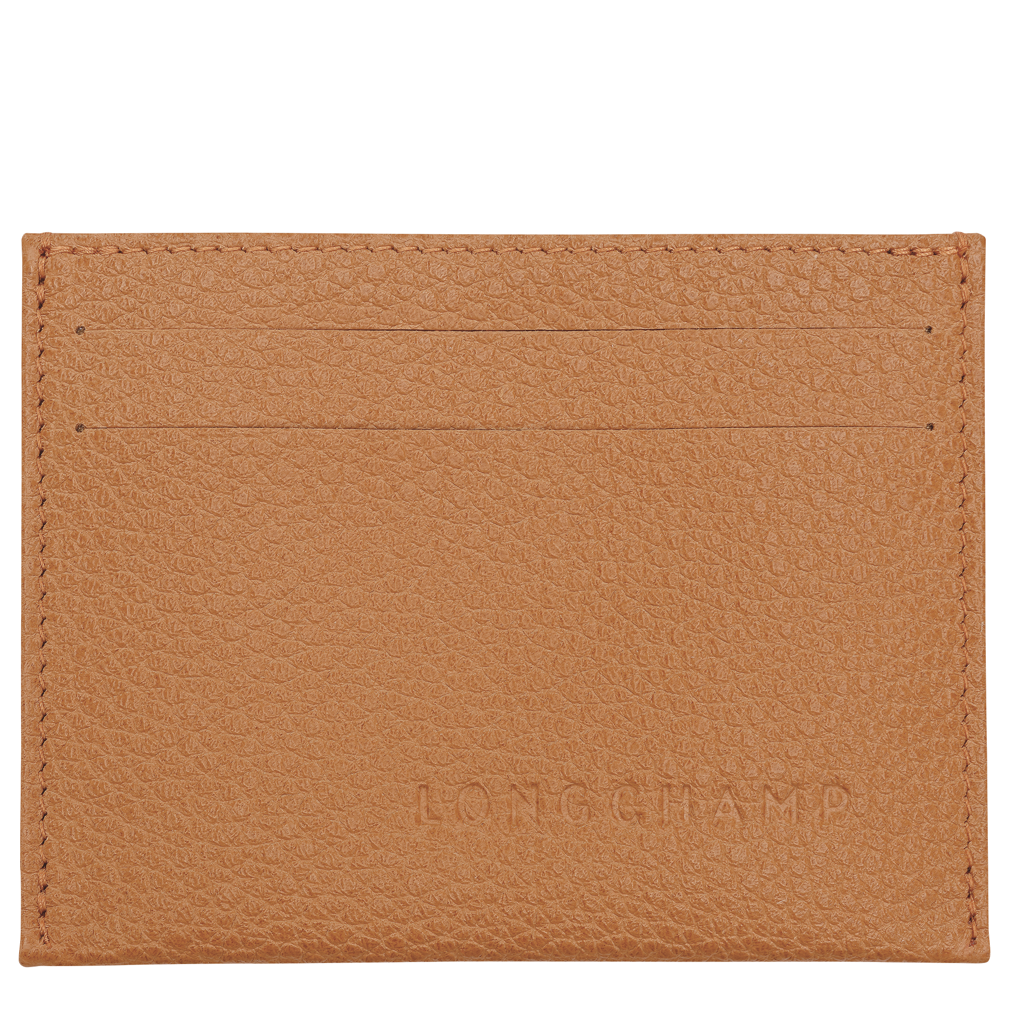 Le Foulonn&eacute; Card holder, Pecan