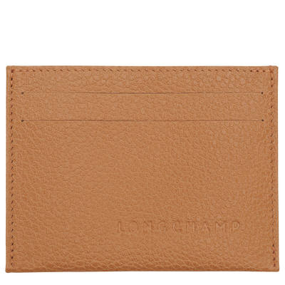 Le Foulonn&eacute; Card holder, Pecan