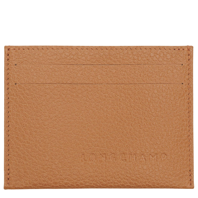 Le Foulonn&eacute; Card holder , Pecan - Leather  - View 1 of  2