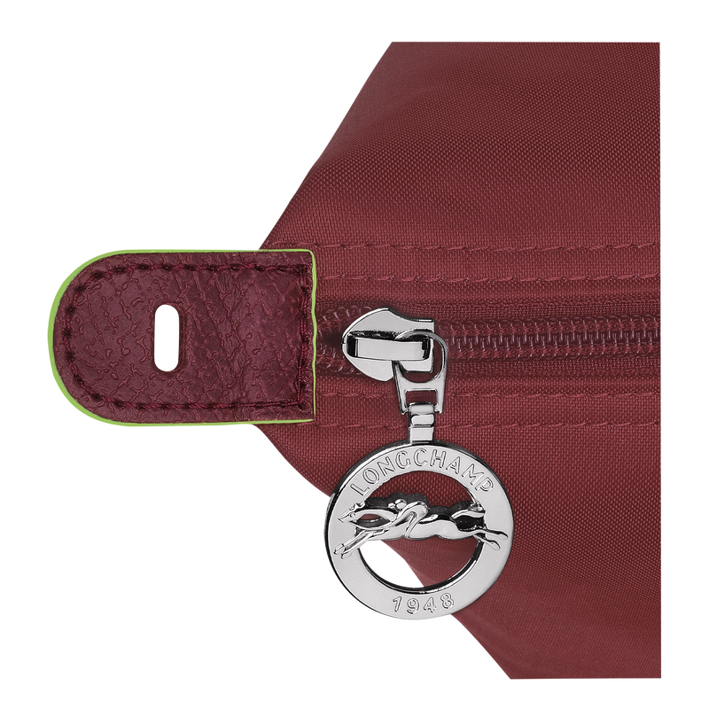 Le Pliage Green L Travel bag , Pomegranate - Recycled canvas  - View 6 of  7