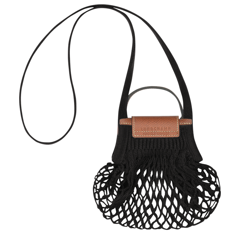 Le Pliage Filet XS Mesh bag , Black - Canvas  - View 4 of  6