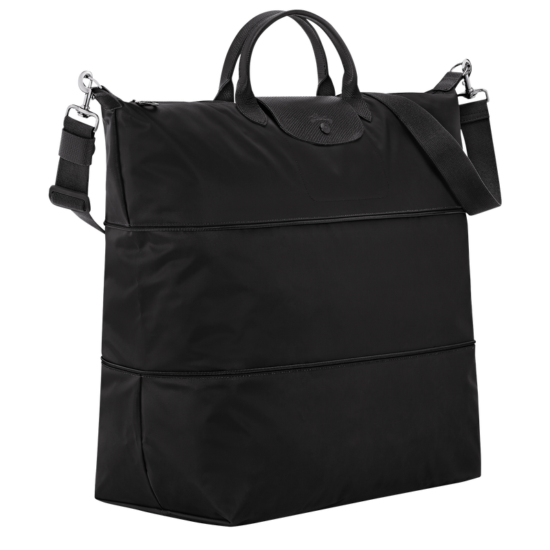 Le Pliage One S Travel bag expandable , Black - Canvas  - View 2 of  7