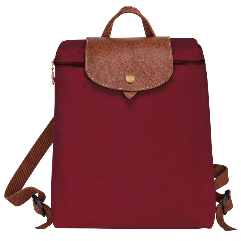 Le Pliage Original M Backpack , Red - Recycled canvas  - View 1 of  5