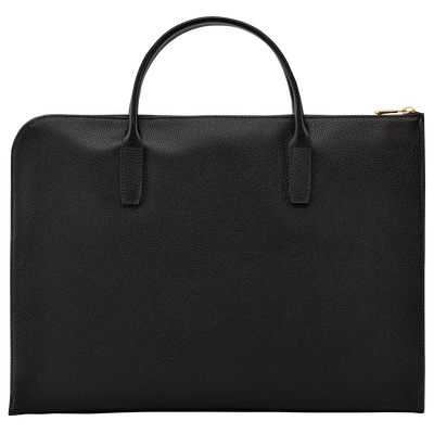 Le Foulonn&eacute; Briefcase S, Black