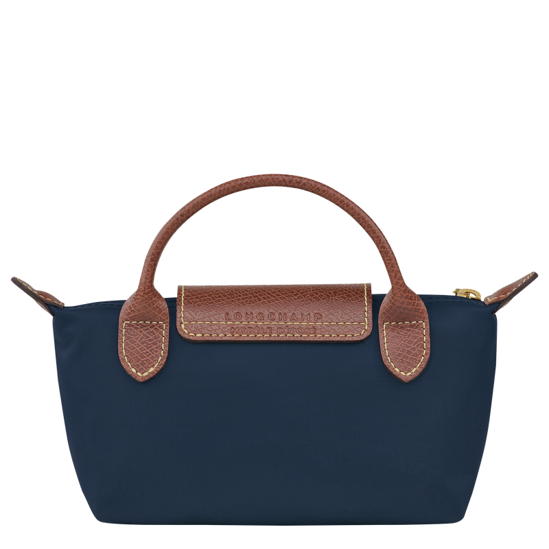 Le Pliage Original Pouch with handle , Navy - Recycled canvas  - View 4 of  5