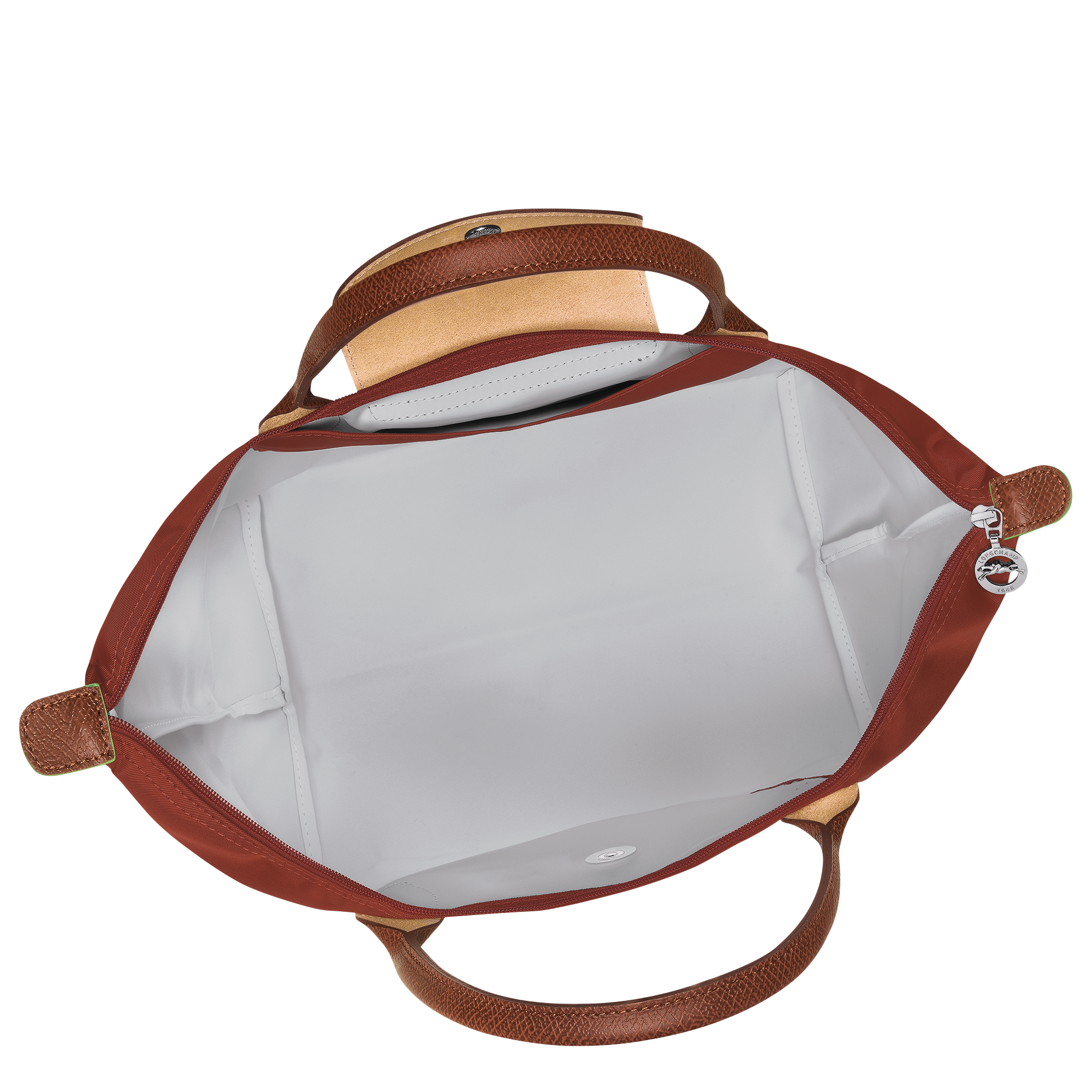 Handbag M, Chestnut - View 5 of
7 - zoom in Le Pliage Green Handbag M, Chestnut