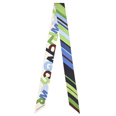 L'Arc-en-ciel Headband , Navy - Silk