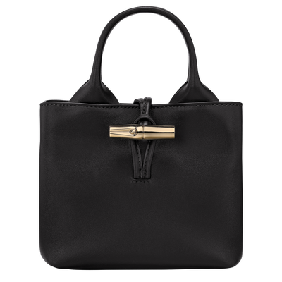 Le Roseau XS Handbag , Black - Leather