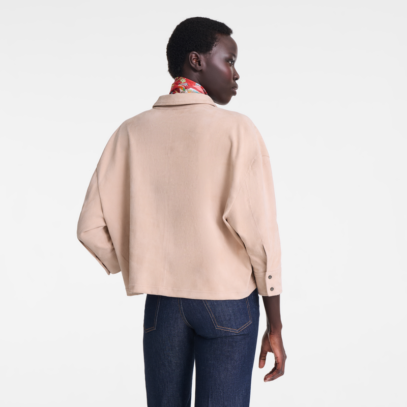 Polo shirt , Pink - Leather  - View 3 of  4