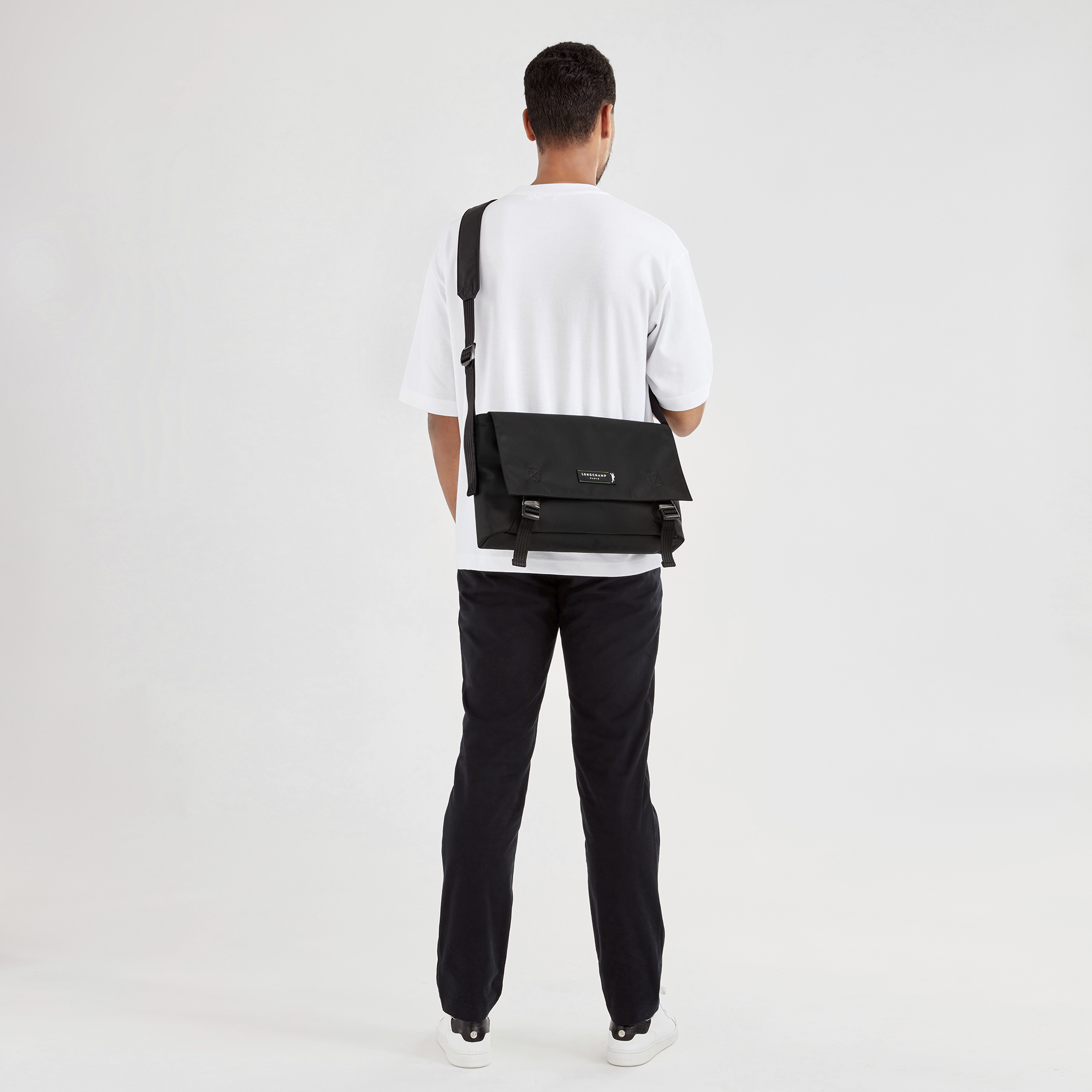 Le Pliage Energy L Backpack Black - Recycled canvas | Longchamp SG