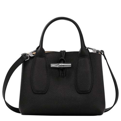Roseau S Handbag , Black - Leather - View 1 of  6